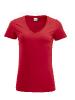 T-shirt Col V Femme Arden Clique 1 Couleur : Rouge (35)