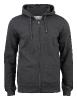 Sweatshirt à capuche zippé Premium - Clique - Homme 1 Couleur : Gris Foncé (96)