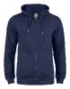 Sweatshirt à capuche zippé Premium - Clique - Homme 1 Couleur : Bleu Navy (56)