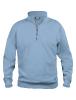 Sweatshirt Basic Col Zip - Clique - Unisexe 1 Couleur : Bleu Navy (56)