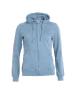 Sweatshirt à capuche zippé - Clique - Femme 1 Couleur : Bleu Ciel (51)