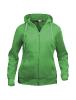 Sweatshirt à capuche zippé - Clique - Femme 1 Couleur : Vert Pomme (605)