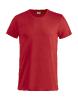T-Shirt Basic- Clique - Homme (Hors personnalisation) 1 Couleur : Rouge (35)