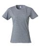 T-Shirt Basic- Clique - Femme (Hors personnalisation) 1 Couleur : Gris Chiné (90)