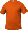 T-Shirt Basic- Clique - Homme (Hors personnalisation) 1 Couleur : Orange (18)