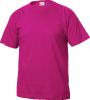 T-Shirt Basic- Clique - Homme 1 Couleur : Rose Fushia (250)