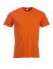 T-Shirt Classic - Clique - Homme (Hors personnalisation) 1 Couleur : Orange (18)