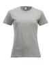 T-Shirt Premium - Clique - Femme (Hors personnalisation) 1 Couleur : Gris Chiné (90)