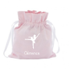 Petit sac à doudou personnalisé - COLOMBE – Rose pâle Motif flocage : Danseuse