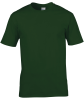 T-shirt PREMIUM Ring Spun 185 GILDAN 1 Couleur : Vert Chasseur (66)
