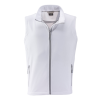 Mens Promo Softshell Vest-JAMES NICHOLSON 1 Couleur : Blanc (00)