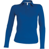 Polo Femme Manches Longues 210/220 KARIBAN 1 Couleur : Bleu Royal (55)