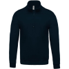Sweat -Shirt col 1/4 zip-KARIBAN 1 Couleur : Bleu Navy (56)
