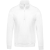 Sweat -Shirt col 1/4 zip-KARIBAN 1 Couleur : Blanc (00)