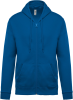Sweat -Shirt zippé Capuche-KARIBAN (hors personnalisation) 1 Couleur : Bleu Royal (55)