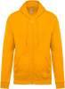 Sweat -Shirt zippé Capuche-KARIBAN (hors personnalisation) 1 Couleur : Jaune Citron (10)