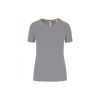 T-shirt de sport à col rond recyclé femme-PROACT 1 Couleur : Gris
