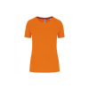 T-shirt de sport à col rond recyclé femme-PROACT 1 Couleur : Orange (18)
