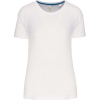 T-shirt de sport à col rond recyclé femme-PROACT 1 Couleur : Blanc (00)