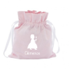 Petit sac à doudou personnalisé - COLOMBE – Rose pâle Motif flocage : Princesse