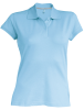 Polo 100% coton - KARIBAN - Femme 1 Couleur : Bleu Ciel (51)