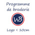 Frais Techniques Maquette Broderie Logo <10cm